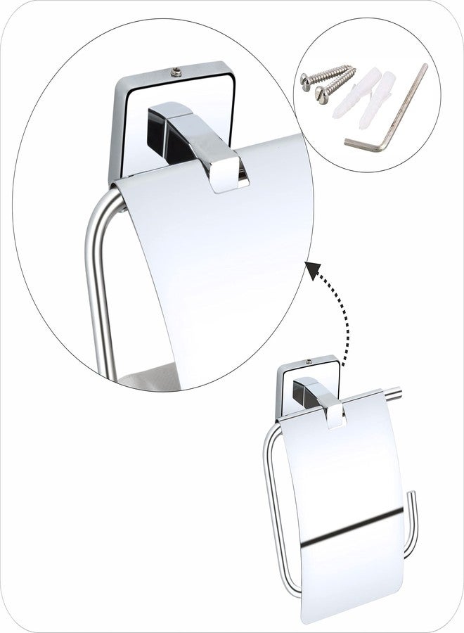 ORCE BATH ARTICLE Toilet Paper Holder for Bathroom Tissue Paper roll Holder Tissue Paper Hanger for Kitchen Bathroom Accessories (304 Stainless Steel,Chrome Finish,Anti-rust-38) - Image 4